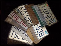 Lot of Virginia License Plates