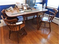 Ethan Allen Nutmeg drop leaf breakfast table