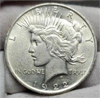 1922 Peace Silver Dollar