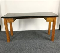 Oak Industrial Style Table
