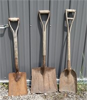 Flat bill shovels