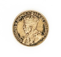 Coin 1918 Canada Silver(92.5%) Half Dollar-VG