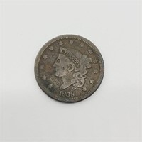 1838 Liberty Head Large Cent