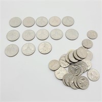Lot of Bicentennial Half Dollars & Quarters