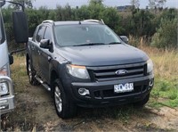 2013 Ford Ranger Wildtrack 4X4 Pick Up Utility