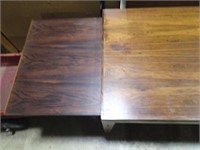 WOOD COFFEE TABLE W/ EXTENDING SIDES 63x23x21