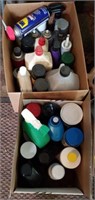 2 boxes of chemicals