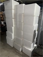 (19) Styrofoam Coolers