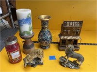 Small Decor Roundup, Enameled Brass Vase