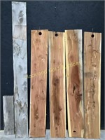 (6) Assorted 2" Thick Boards