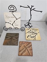 Decorative Tiles, Stand & Jewelry Tree