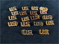 Lot of Assorted US Collar Insignia