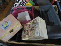 2 jewelry boxes tackle makeup box misc
