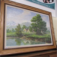 FRAMED LANDSCAPE ARTWORK