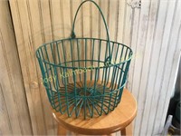 Nice Large Turquoise Egg Basket