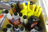 Heet, motor oil, marine oil and fuel stabilizers