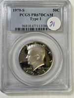 1979-s Kennedy Half PCGS 67 DCAM type 1