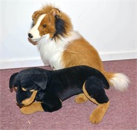 (2) Large Stuffed Animal Dogs