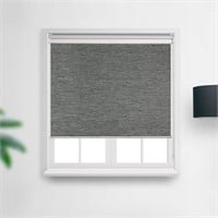 Gray Roller Shades 100% Blackout  58x72