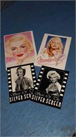 4 new Marilyn Monroe cards and postcards