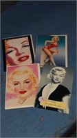 4 new vintage Marilyn Monroe cards