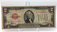 1928D Red Seal $2 Bill