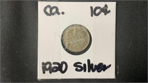1920 10 Cent Silver Coin
