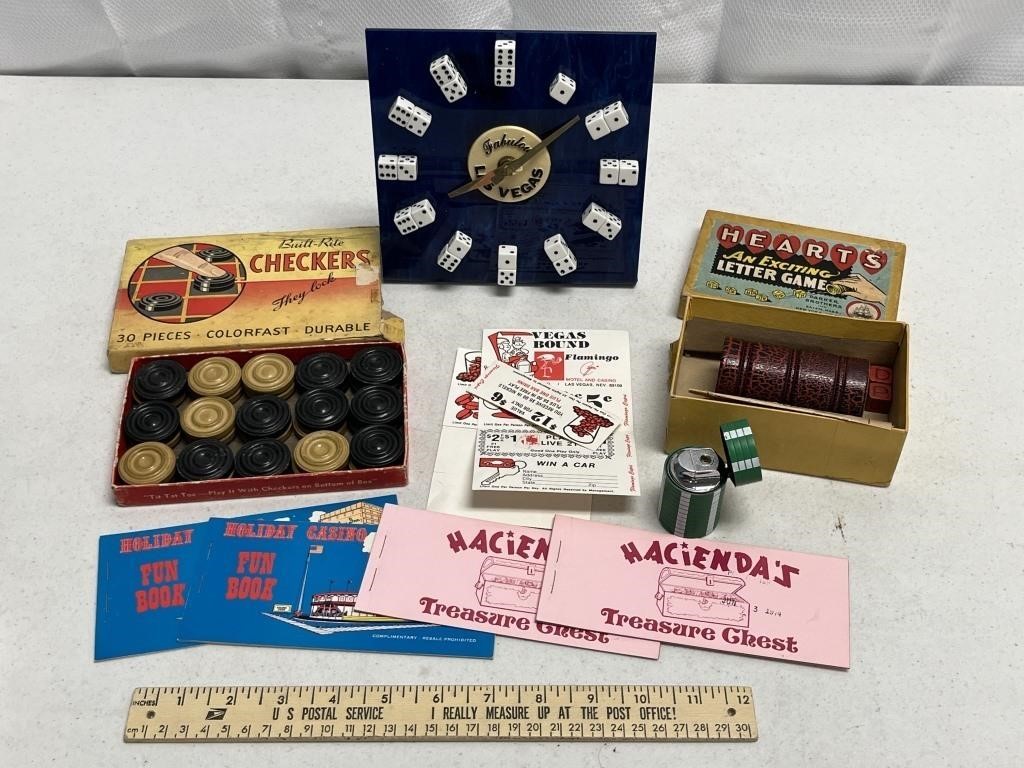 Vintage Games & Gambling Memorabilia