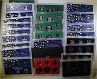 PROOF SETS w/NO OUTER BOXES or COA's