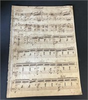 Early Reverie Concerto Musical Score.