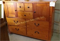 Pine dresser in rough condition lots of