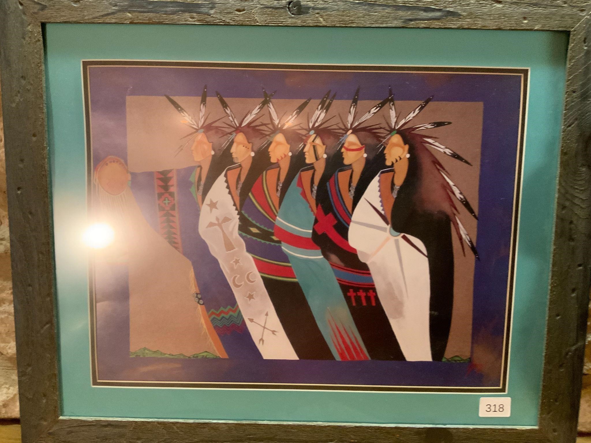 Native American Signed Print Gina Gray 913/950