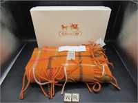 NEW- COACH SCARF WITH BOX