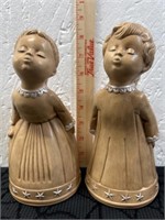 Set of 2 - Vintage Ceramic Boy & Girl