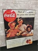 Coca-Cola Wall Plaque Advertisement