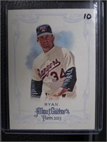 2013 TOPPS ALLEN GINTER NOLAN RYAN SHORT PRINT