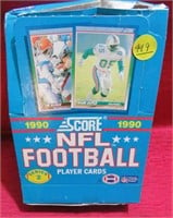 1990 Score NFL Football Box 26 Sealed Packs Cards