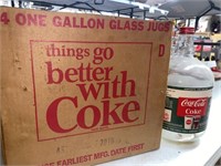 Coca-Cola glass bottle in box