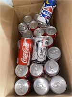 Coke and misc cans