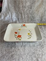 12 inch Country Flower Dish