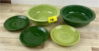 Vintage Fiesta Bowls and Saucers