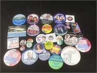 Political Pinback Collection