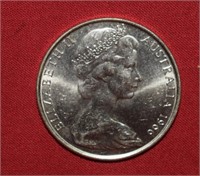 1966 Silver Australia 50 Cents