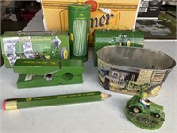 John Deere Lunch Boxes, Straw Holder, Clothespin