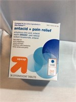 And acid and pain relief 36 count tablets