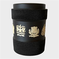 Vintage Wedgwood Black Basalt Tobacco Jar