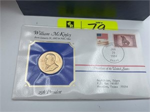 A COLLECTION OF THE PRESIDENTIAL MEDALS COVER COLL