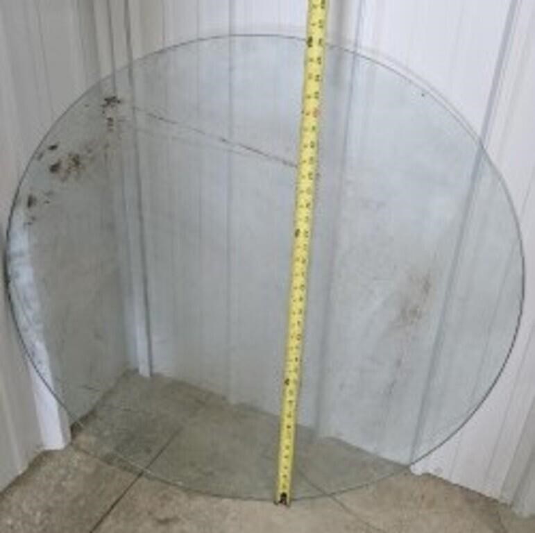 round glass table top