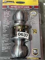 BRINKS COMMERCIAL KEYED ENTRY KNOB RETAIL $30