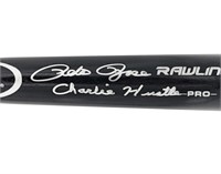 Pete Rose Autographed Black Rawlings Baseball Bat